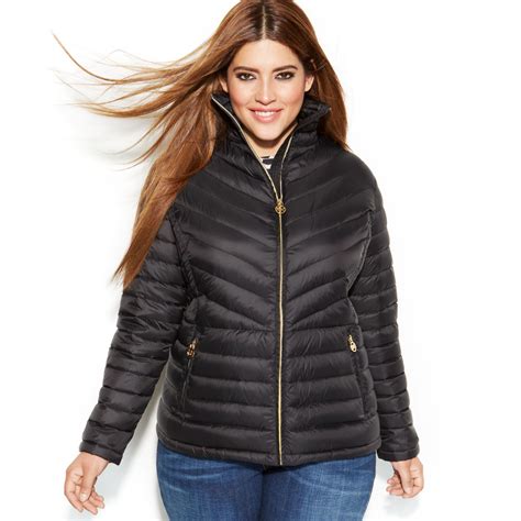 michael kors plus size wool coats|michael kors puffer coat plus size.